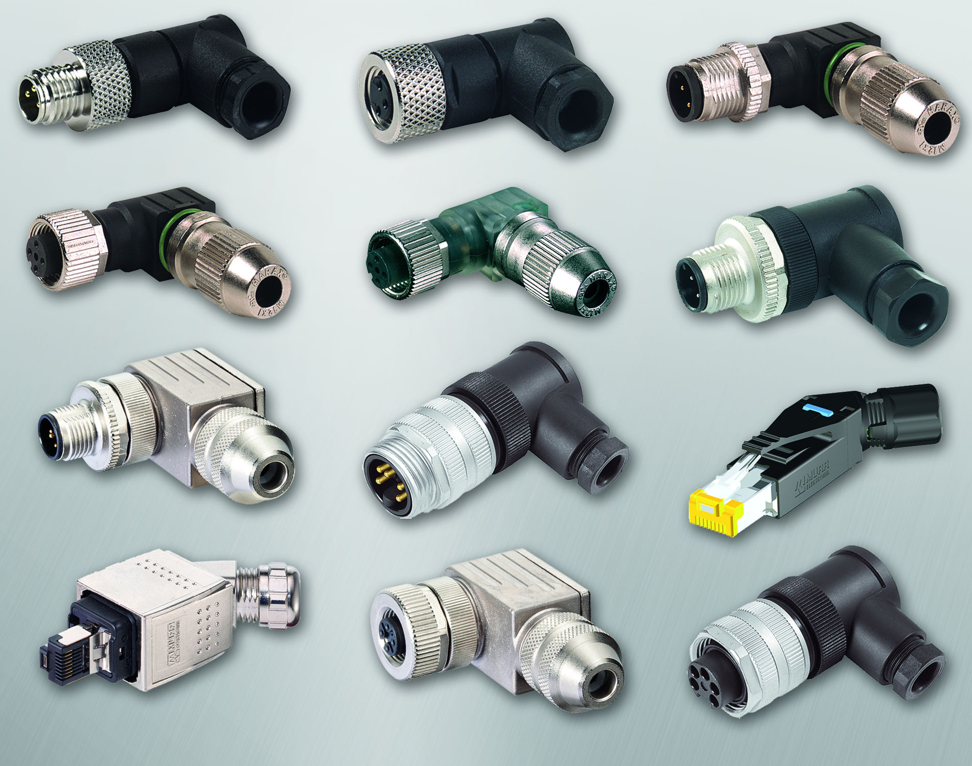 Conectores conectáveis em campo