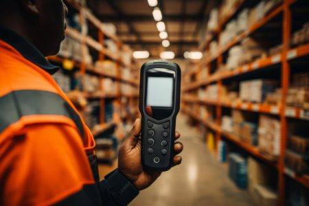 Leitor de código de barras industriais